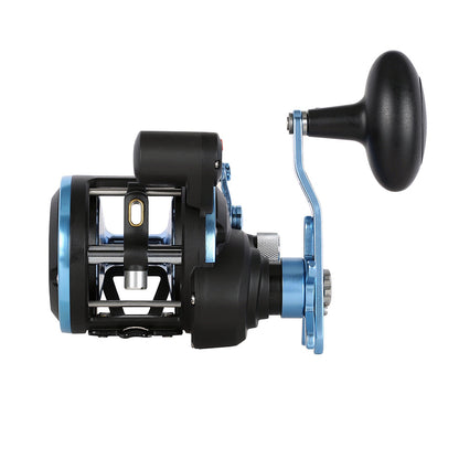 PENN WARII15LWLCLH Warfare II Level Wind 15 Left Hand Conventional Reel wLine Counter 1639681