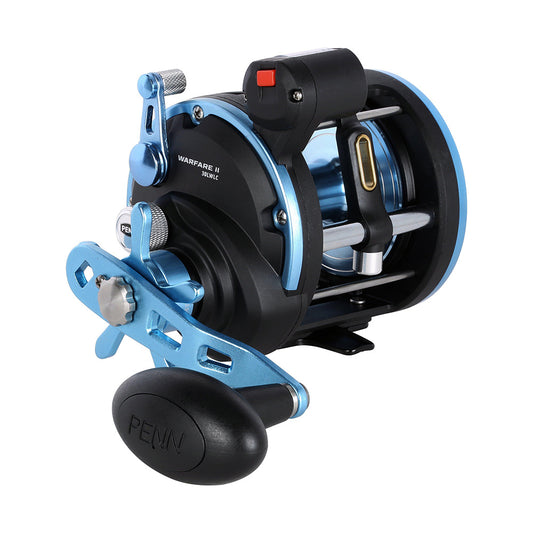 PENN WARII30LWLC Warfare II Level Wind 30 Right Hand Conventional Reel wLine Counter 1639706
