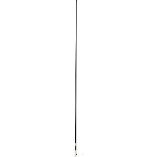Scout 8 Black VHF Antenna 6dB Heavy Stainless Steel Ferrule w6M RG8x Includes PL259 Heavy Duty Offshore Antenna KS43 PF
