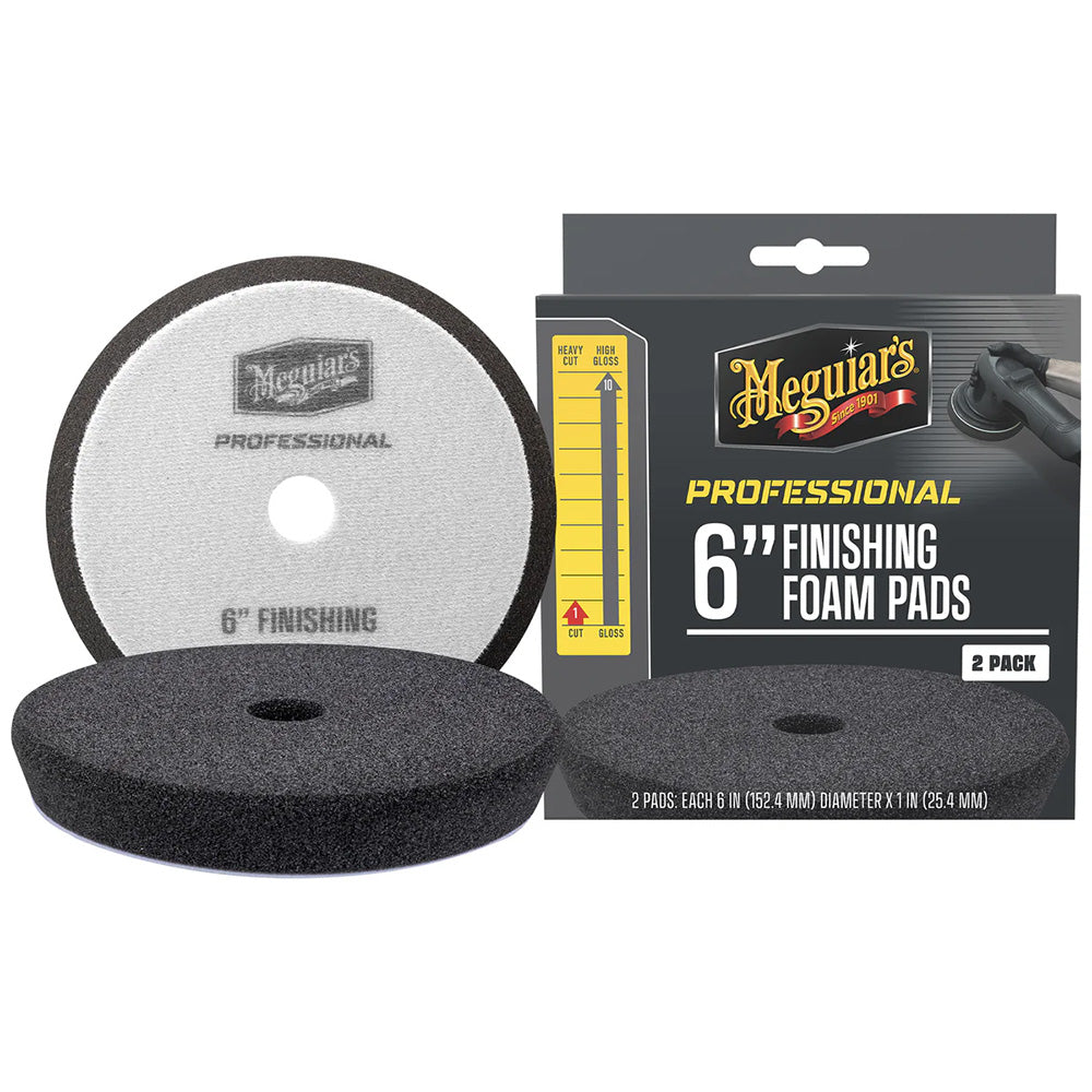 Meguiars Professional 6 Foam Finishing Pads 2Pack M6FFP2