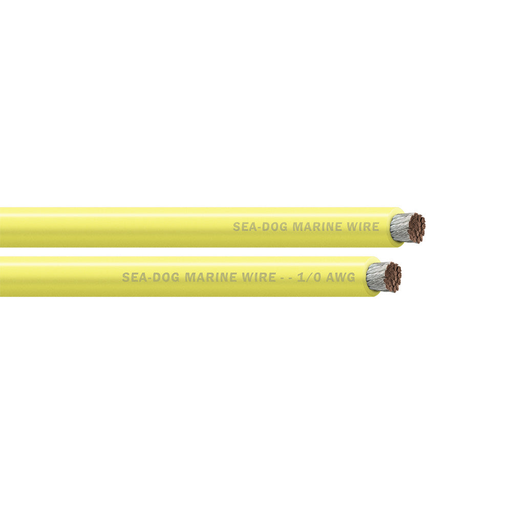 SeaDog 10 AWG Yellow Battery Cable  250 8011035