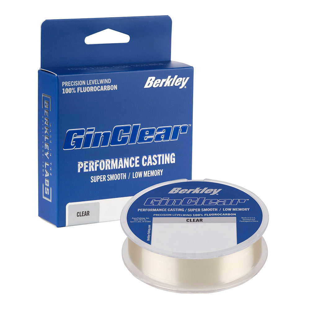 Berkley GINCLEAR Clear Fluorocarbon Line  17lb  200yd BGCFS1715 1637449