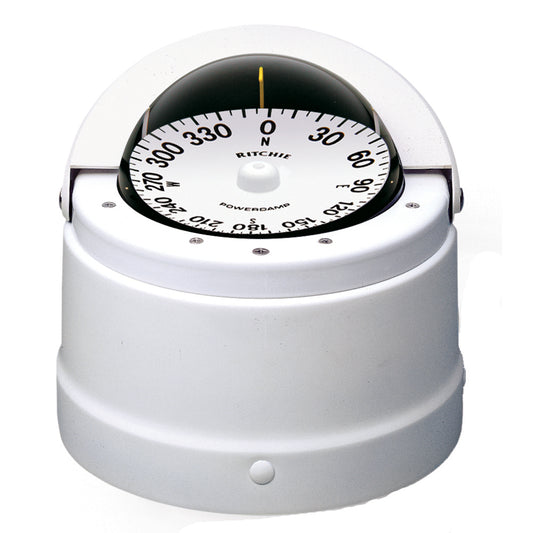 Ritchie DNW200 Navigator Compass  Binnacle Mount  White DNW200