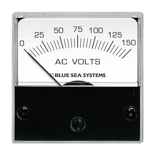 Blue Sea 8244 AC Analog Micro Voltmeter  2 Face 0150 Volts AC 8244