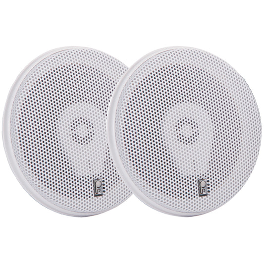 PolyPlanar MA8506 6 200 Watt Titanium Series Speakers  White MA8506W