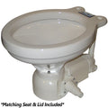 Raritan Sea Era Electric Toilet  Household Style  Integral Pump  Straight  90 Discharge  12v 160HI012