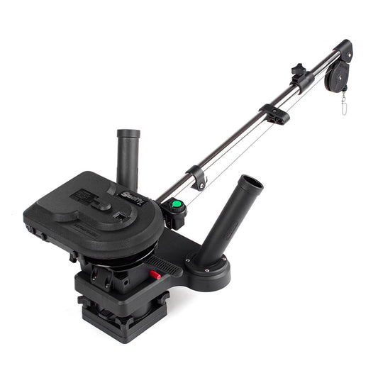 Scotty 1116 Propack 60 Telescoping Electric Downrigger w Dual Rod Holders and Swivel Base 1116