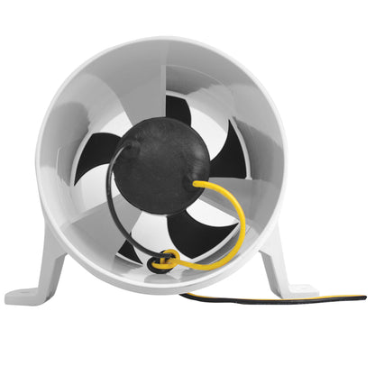 Attwood Turbo 4000 Series II WaterResistant InLine Blower  12V  White 17494