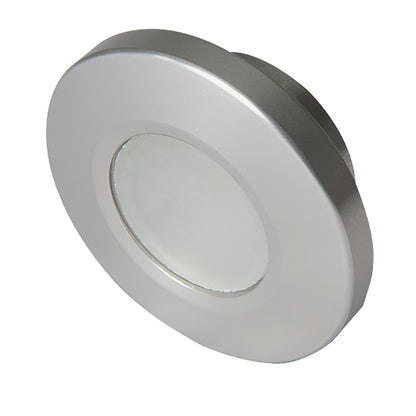 Lumitec Orbit  Flush Mount Down Light  Brushed Finish  4Color WhiteRedBluePurple NonDimming 112500
