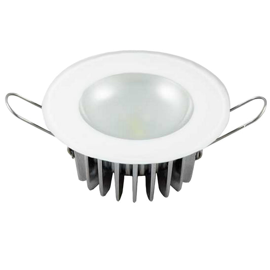 Lumitec Mirage  Flush Mount Down Light  Glass FinishNo Bezel  4Color RedBluePurple Non Dimming wWhite Dimming 113190