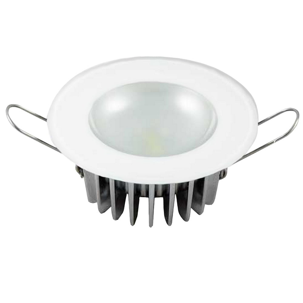 Lumitec Mirage  Flush Mount Down Light  Glass Finish  3Color RedBlue Non Dimming wWhite Dimming 113198