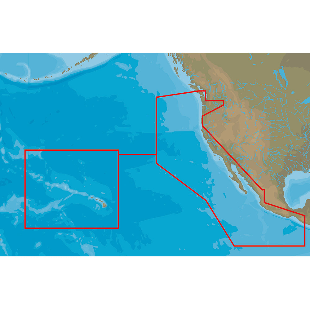 CMAP 4D NAD024  USA West Coast  Hawaii  Full Content MNAD024MS
