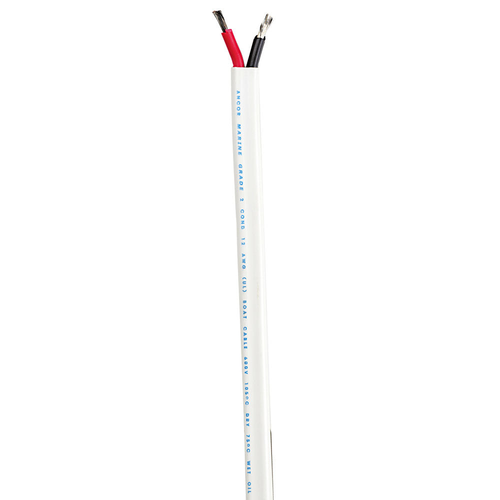 Ancor Standard Duplex Cable  Flat 82  2x8mm  RedBlack  Sold By The Foot 1209FT