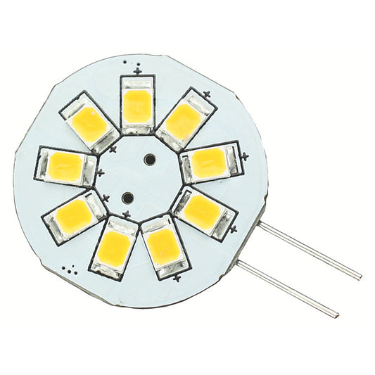 Lunasea G4 8 LED Side Pin Light Bulb  12VAC or 1030VDC12W123 Lumens  Warm White LLB216W2100