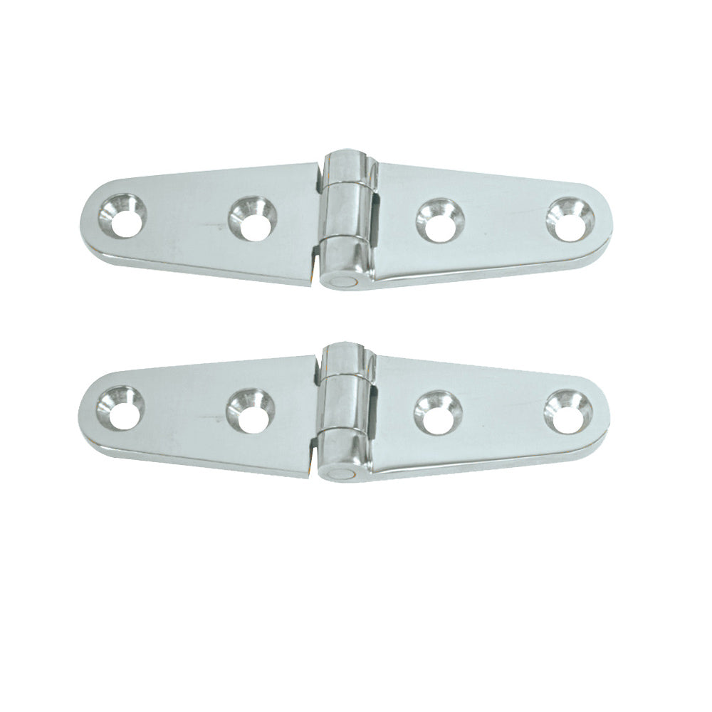 Whitecap Strap Hinge  CPBrass  4 x 1  Pair S0604