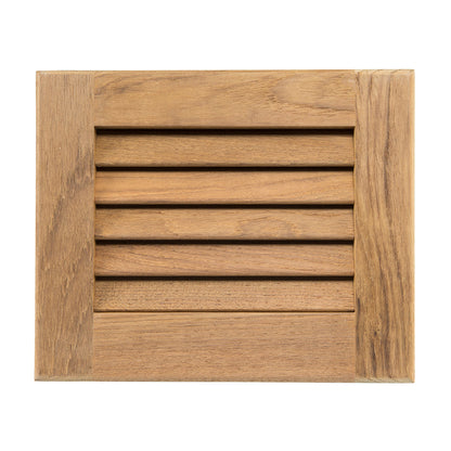 Whitecap Teak Louvered Insert  712 x 918 x 34 60712