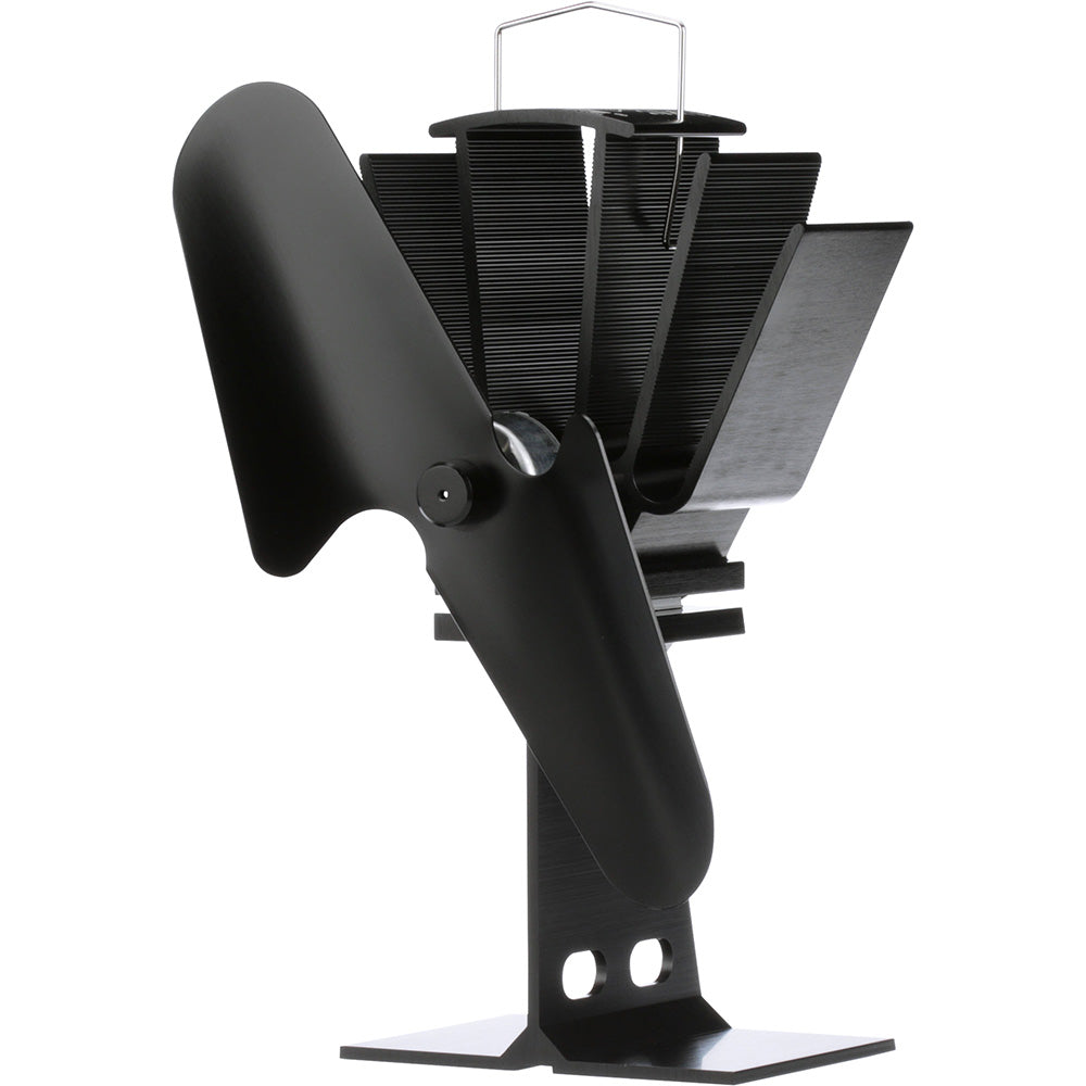 Caframo EcoFan Original Heat Powered Stove Fan  Black Blade 800CAXBX