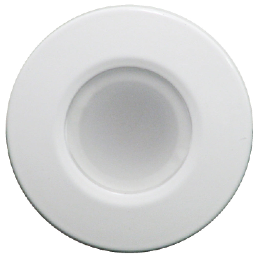 Lumitec Orbit Flush Mount Down Light Spectrum RGBW  White Housing 112527