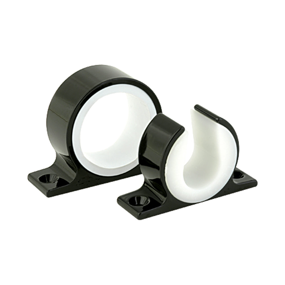 Lees Single Rod Rack Set  Bright Black Finish MC70BK