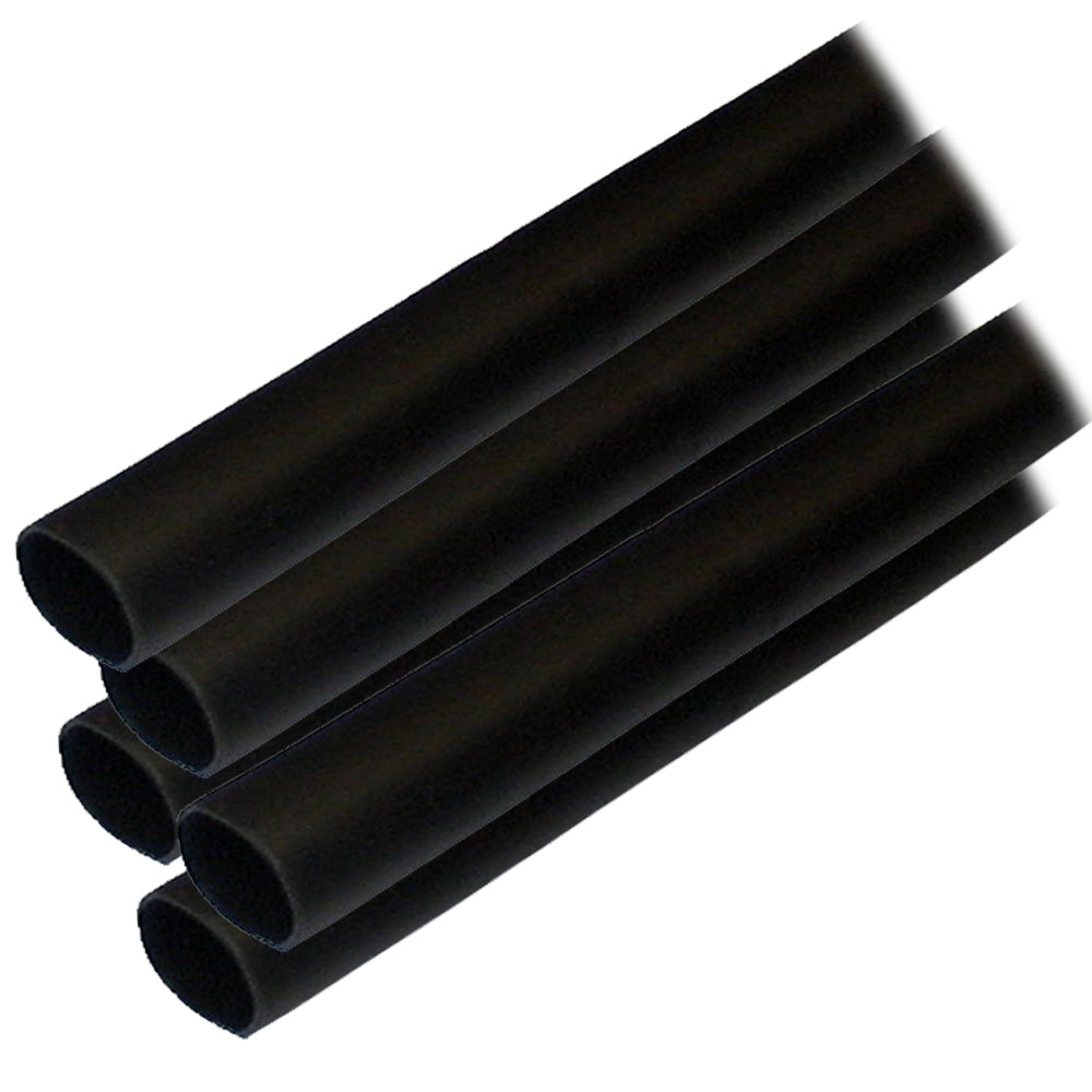 Ancor Adhesive Lined Heat Shrink Tubing ALT  12 x 6  5Pack  Black 305106