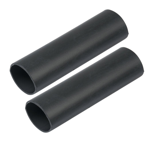 Ancor Heavy Wall Heat Shrink Tubing  1 x 12  2Pack  Black 327124