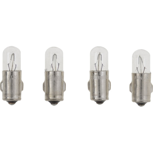 VDO Type A  White Metal Base Bulb  12V  4Pack 600802