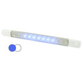 Hella Marine Surface Strip Light wSwitch  WhiteBlue LEDs  12V 958121011