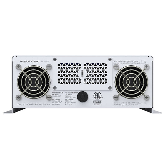 Xantrex Freedom X 1000 True Sine Wave Power Inverter  12VDC  120VAC  1000W 8171000