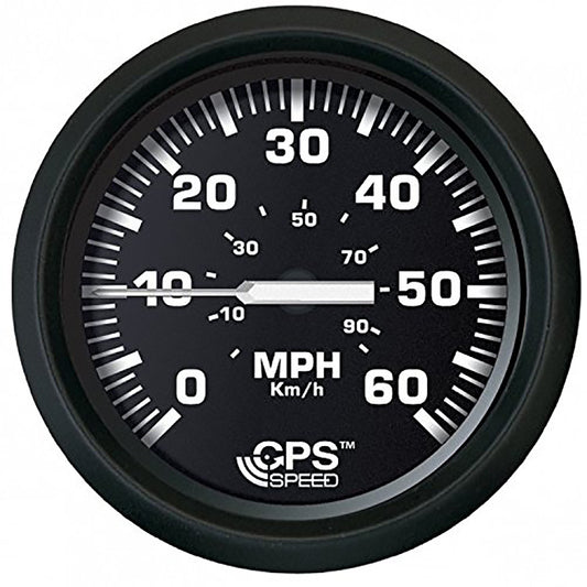 Faria Euro Black 4 Speedometer 60MPH GPS 32816