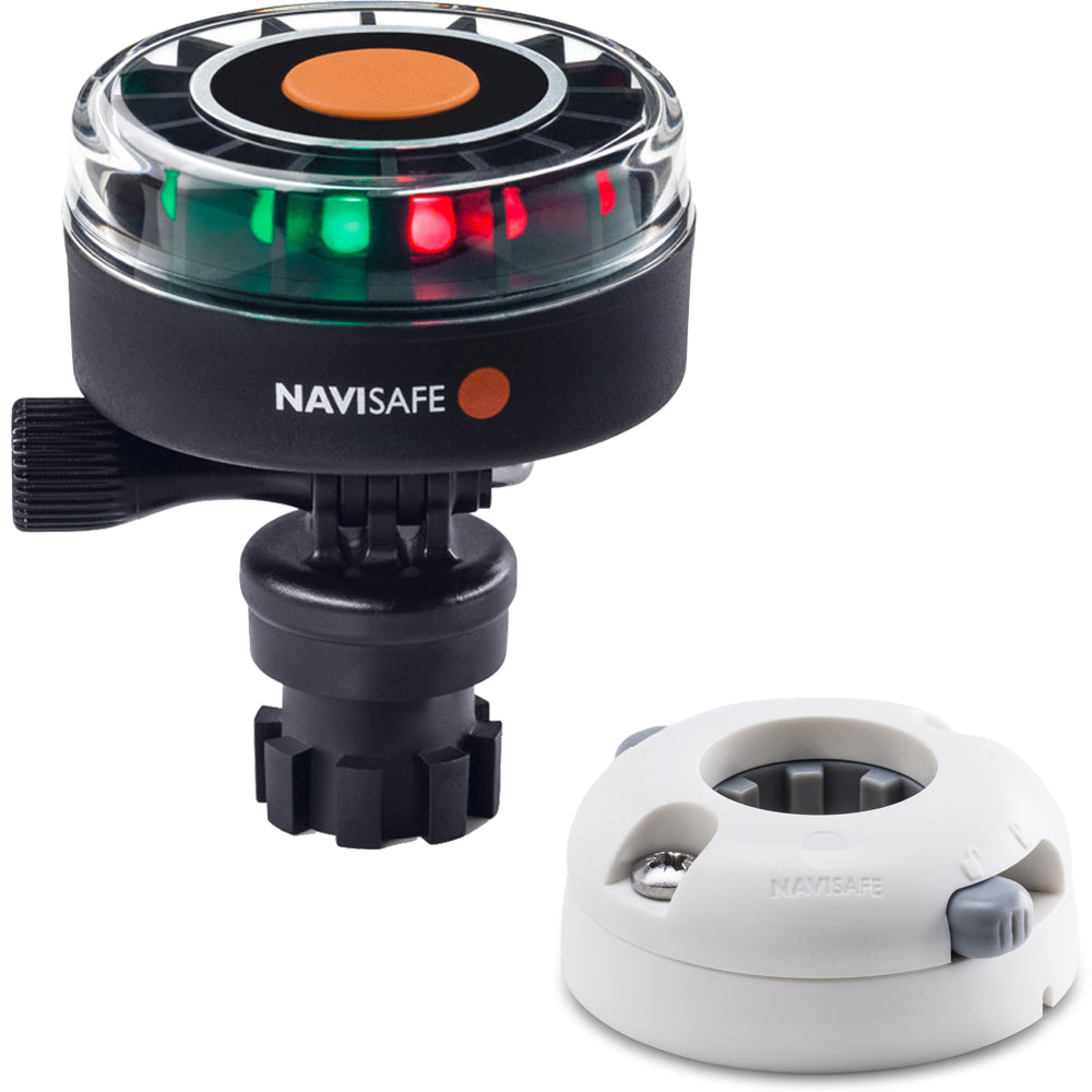 Navisafe Navilight 2NM Tricolor wNavimount Base  Horizontal Mount  White 340KIT5