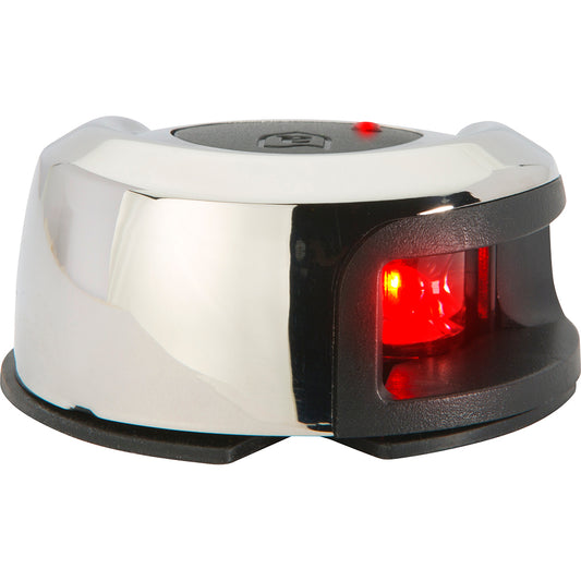 Attwood LightArmor Deck Mount Navigation Light  Stainless Steel  Port red  2NM NV2012SSR7