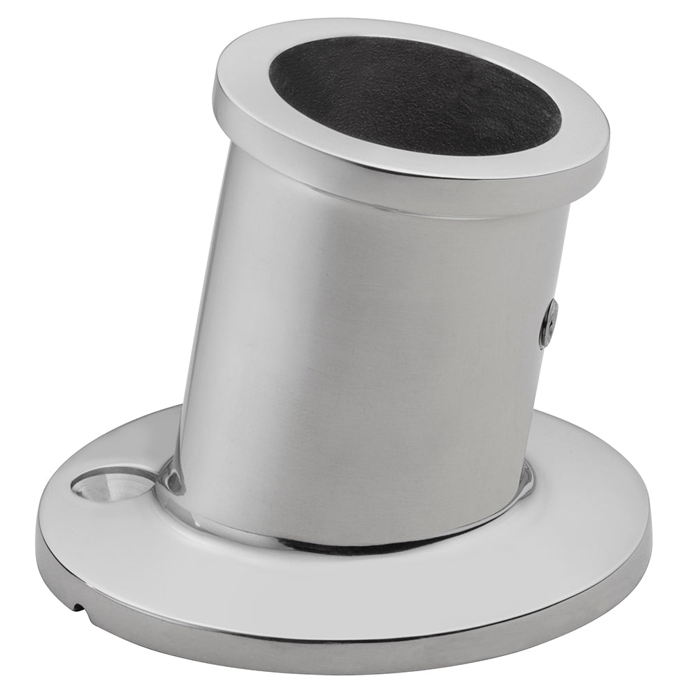 Whitecap TopMounted Flag Pole Socket  Stainless Seel  114 ID 6169