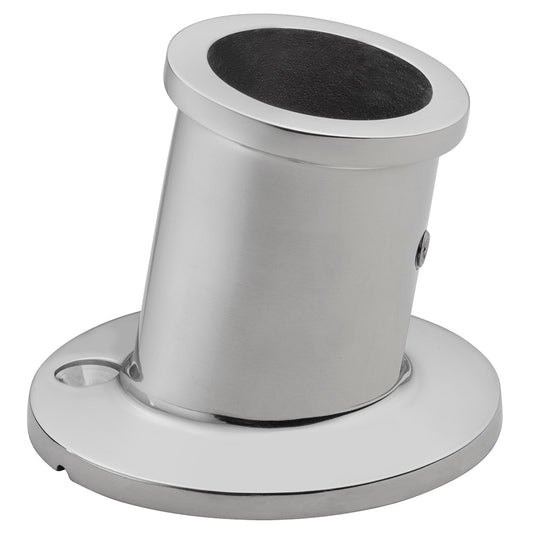 Whitecap TopMounted Flag Pole Socket  Stainless Seel  114 ID 6169