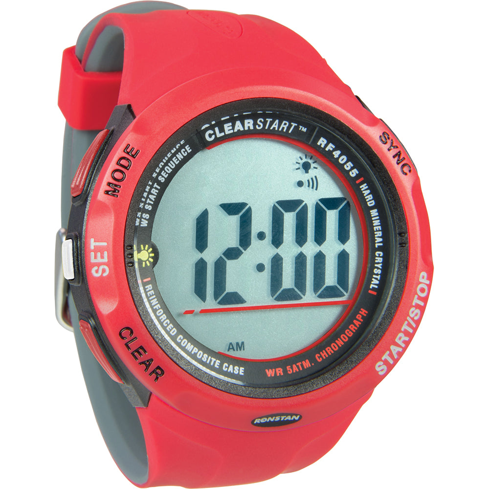 Ronstan RF4055 ClearStart 50mm Sailing Watch  RedGrey RF4055