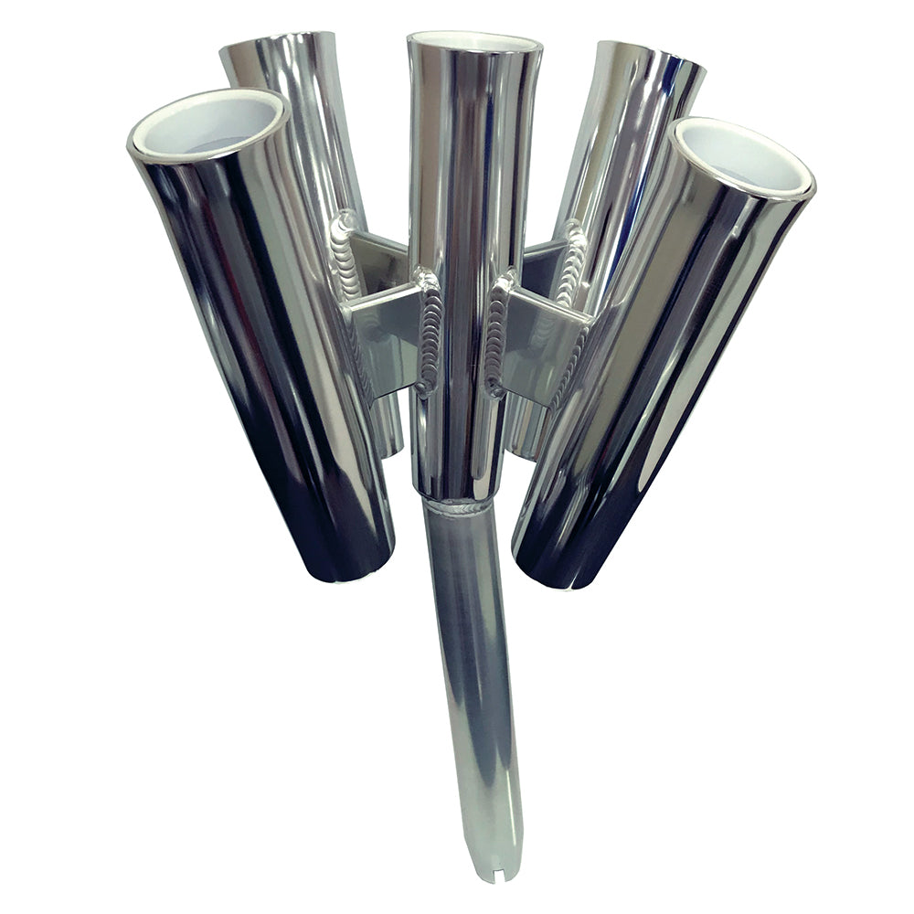 Tigress Five Rod Cluster  Bent Butt  Polished Aluminum 881572