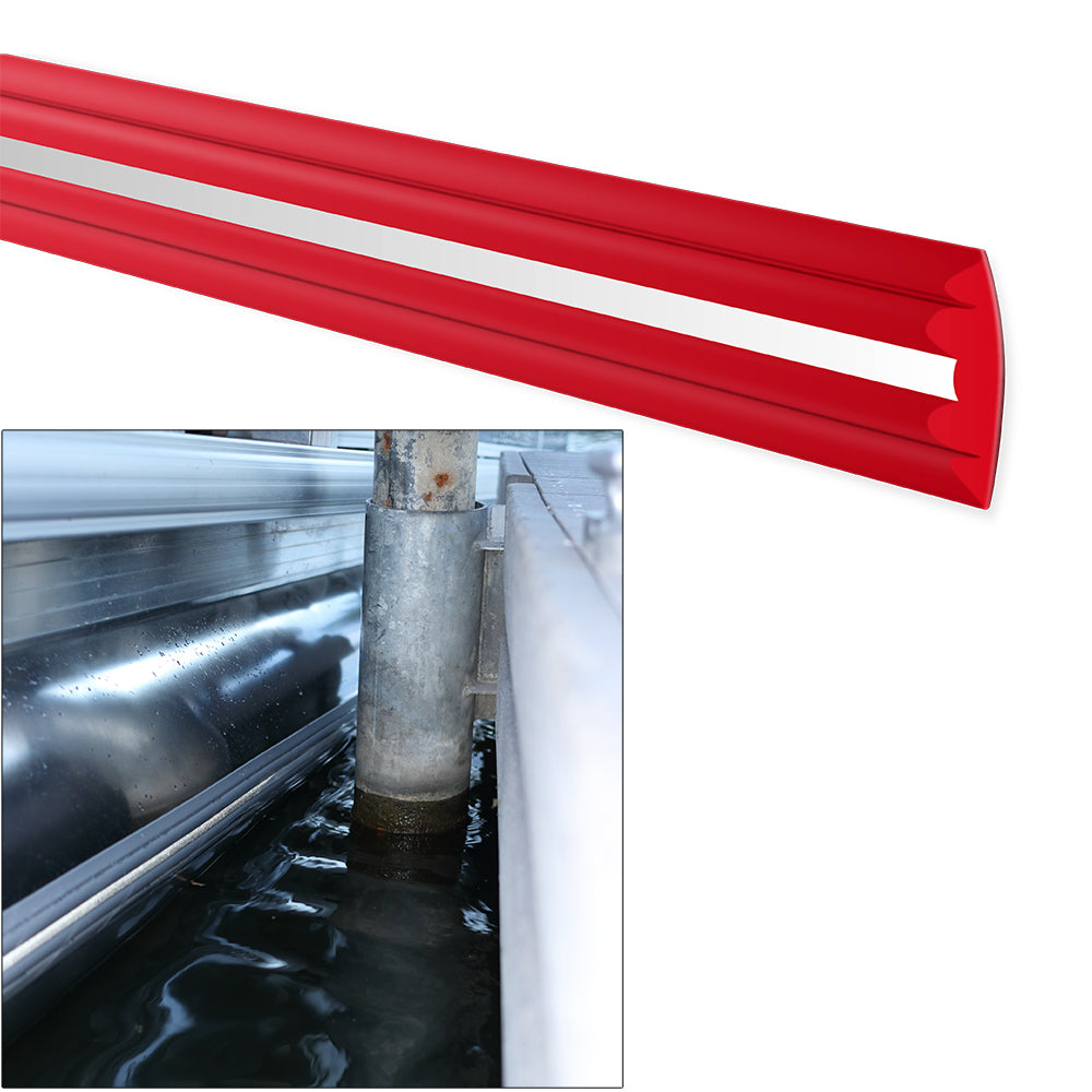 Megaware PontoonGuard  40 Kit  2 20 Guards fPontoon Up To 25  Red 31640