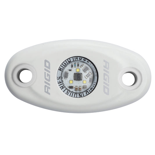 RIGID Industries ASeries White Low Power LED Light  Single  White 480153