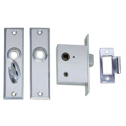 Perko Mortise Latch Set wTurn Button 0960DP0CHR