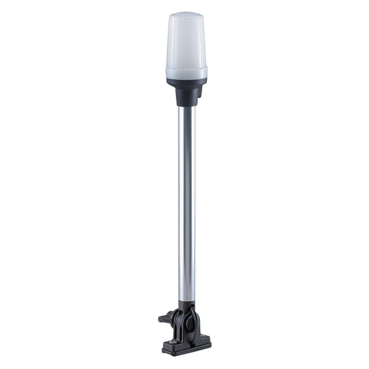 Perko Fold Down AllRound Pole Light  Vertical Mount  White 1137DP0CHR
