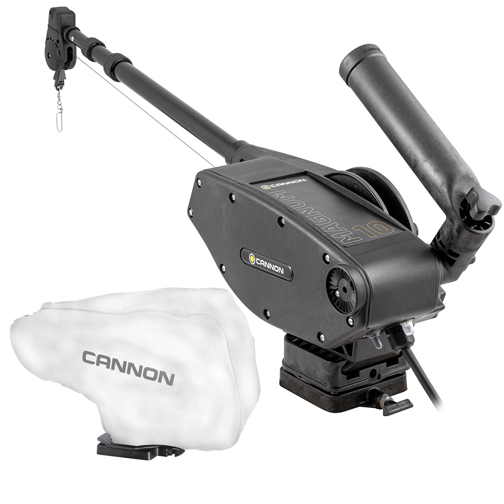 Cannon Magnum 10 Electric Downrigger wWhite Cover 1902305WHTCOVER