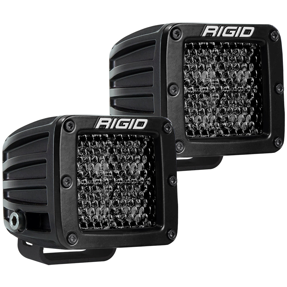 RIGID Industries DSeries Pro Spot Diffused Midnight Surface Mount  Pair 202513BLK