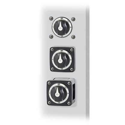 Blue Sea 6008200 mSeries Selector 3 Position Battery Switch  Black 6008200