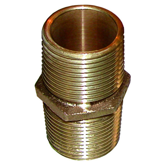 GROCO Bronze Pipe Nipple  3 NPT PN3000