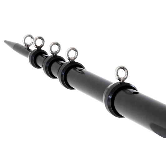 Tigress XD Telescoping Aluminum Outrigger Poles  18  112 OD  Black 889251