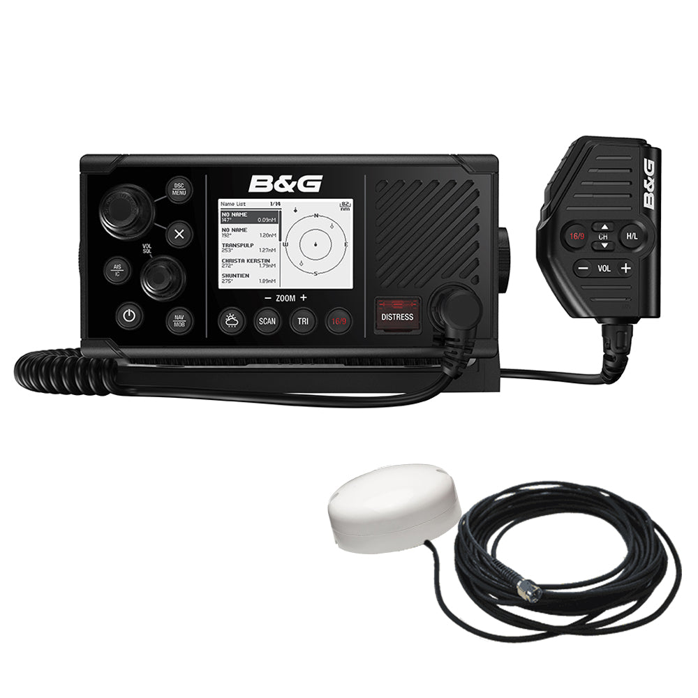 BG V60B VHF Marine Radio wDSC AIS Receive  Transmit  GPS500 GPS Antenna 00014819001