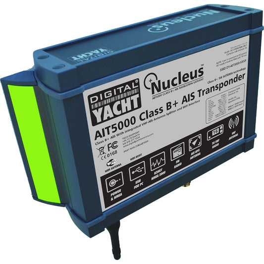 Digital Yacht AIT5000 Class B 5W Transponder wSplitter  WiFi ZDIGAIT5000