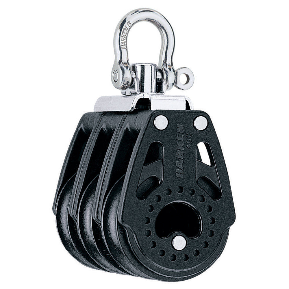 Harken 40mm Carbo Air Triple Swivel Block 2640