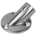 SeaDog Rail Base Fitting 234 Round Base 30 316 Stainless Steel  1 OD 2803011