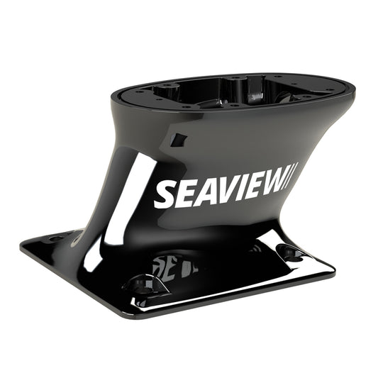 Seaview 5 Modular Mount Aft Raked 7x7 Base Top Plate Required  Black PMA57M1BLK