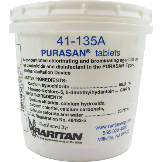 Raritan PURASAN EX Refill Tablets 1 Tub of 6 Tablets 41135A